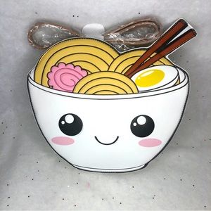 Ramen Noodle Bowl Chibi Crossbody Bag - New